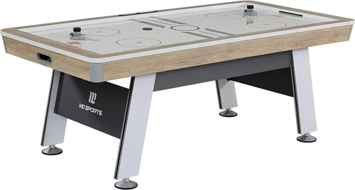 Vista 7 de MD Sports Mesa de Air Hockey con anotador electrónico de arcade, perfecta para salas de juegos familiares