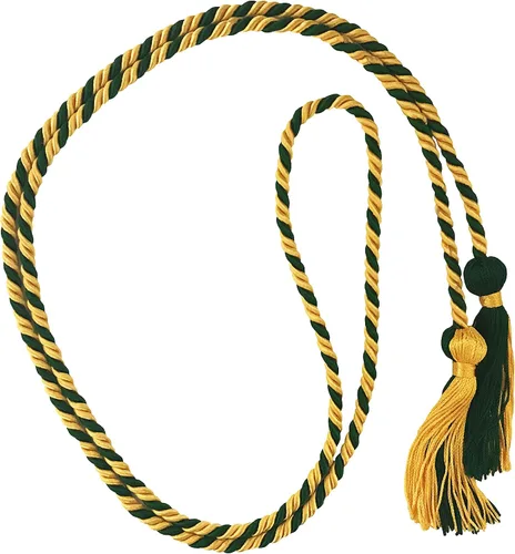Vista 49 de Cordón de honor de graduación para graduaciones universitarias, escuela secundaria y más duradero y brillante (oro antiguo) - Paquete de 10