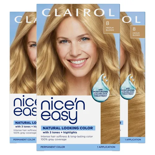 Vista 51 de Clairol Nice'n Easy Tinte Permanente para el Cabello, 11 Rubio Ultra Claro, Paquete de 3