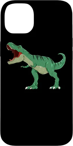 Vista 14 de Carcasa para iPhone X/XS con diseño de dinosaurio T-Rex.