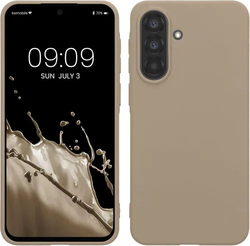Vista 179 de kwmobile Funda compatible con Samsung Galaxy A12 - Funda protectora de silicona TPU suave y delgada - Azul Báltico
