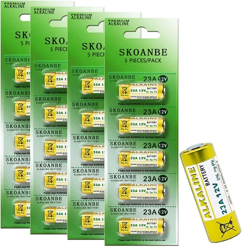 Vista 8 de SKOANBE 5PCS 23A 12V Batería alcalina A23 L1028 MN21 12Volts Batería
