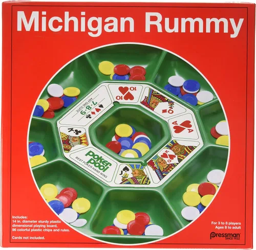 Vista 9 de Pressman Checkers - Juego clásico con tablero plegable y fichas entrelazadas, para 2 jugadores