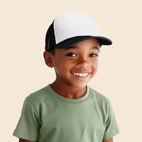 Vista 3 de DALIX Gorra de camionero de malla juvenil - Gorra ajustable (tallas S, M)