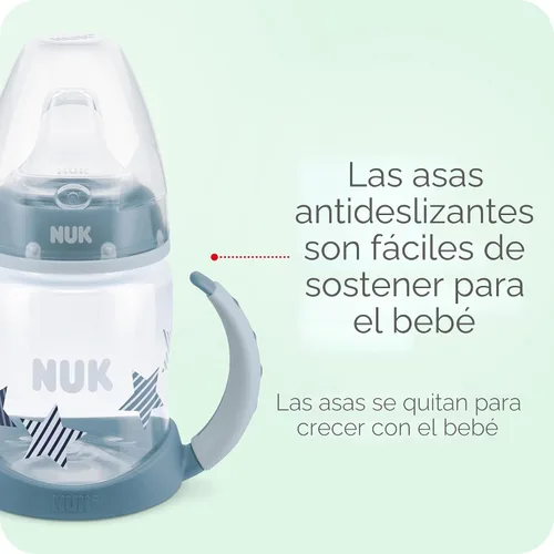 Vista 3 de NUK Disney Princess - Vaso grande para aprender, 10 onzas, paquete de 2 unidades, sin BPA, a prueba de derrames