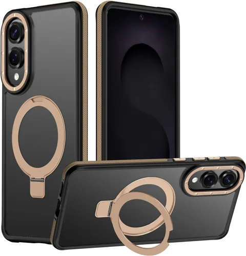Vista 74 de Funda para Samsung Galaxy S24 Plus, soporte de anillo magnético ajustable [compatible con Magsafe], [protección a prueba de golpes de grado militar]