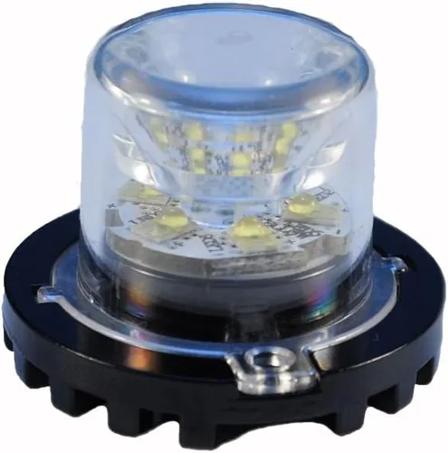 Vista 8 de Predator Led Hide A Way - Luz estroboscópica LED de 360 grados de 18W para coches de policía, camiones de construcción, vehículos de servicio, Rojo