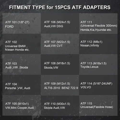 Vista 4 de JIFETOR Bomba de Recarga de Líquido de Transmisión Kit de Herramientas de Transferencia ATF, Juego de Llenado de Aceite de Caja de Cambios Manual