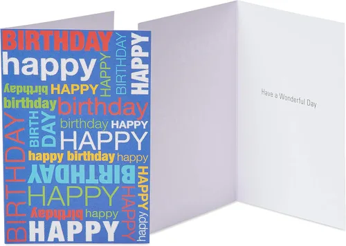 Vista 9 de American Greetings Tarjetas de cumpleaños para niños, brillantes y atrevidas (12 unidades)
