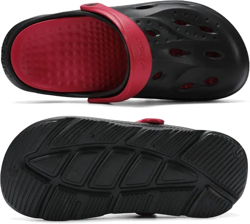 Vista 5 de Zuecos con soporte de arco para mujer y hombre, zapatos de jardín con acolchado, sandalias con fascitis plantar, antideslizantes, pantuflas de playa