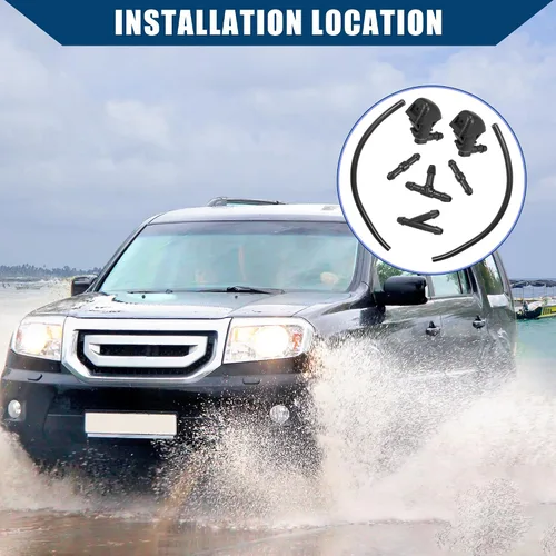 Vista 2 de N.º 76810-SZA-A01ZA - Kit de boquillas de limpiaparabrisas para Honda Pilot 2009-2012 2014 2015/Boquillas de pulverización para parabrisas
