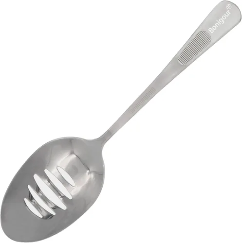 Vista 11 de 7 7/8" cuenco sólido, cuchara de galjanoplastia culinaria de acero inoxidable 18-8
