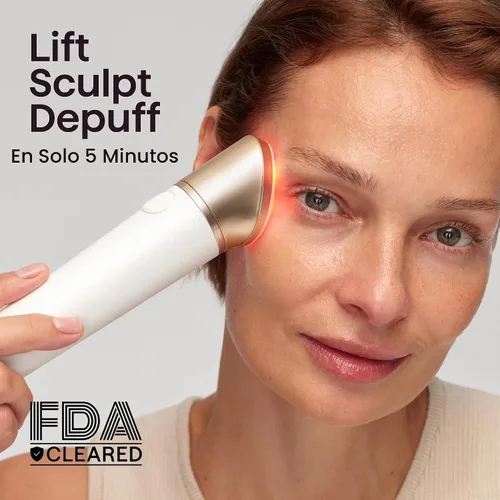 Vista 2 de Wavytalk Esculpir el dispositivo facial de la microcorriente del tiempo Oro champán