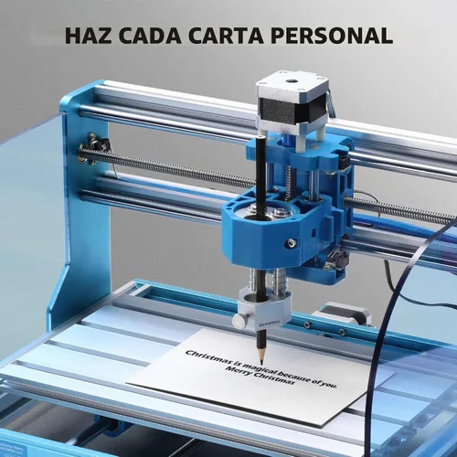 Vista 7 de SainSmart Genmitsu - Herramienta de robot de dibujo con enrutador CNC, módulo robot de escritura a mano, transforma fácilmente el CNC en máquina