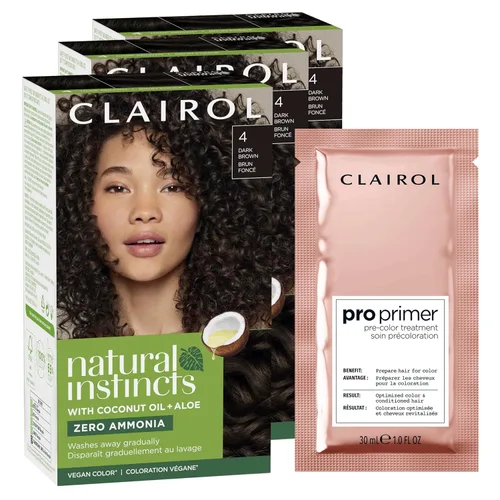 Vista 57 de Clairol Natural Instincts - Tinte semipermanente para el cabello, color negro 2, paquete de 1 unidad