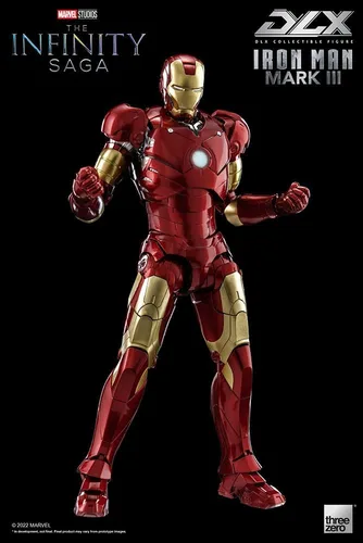 Vista 2 de Marvel Infinity Saga: Iron Man Mark 3 Deluxe Figura de acción a escala 1:12