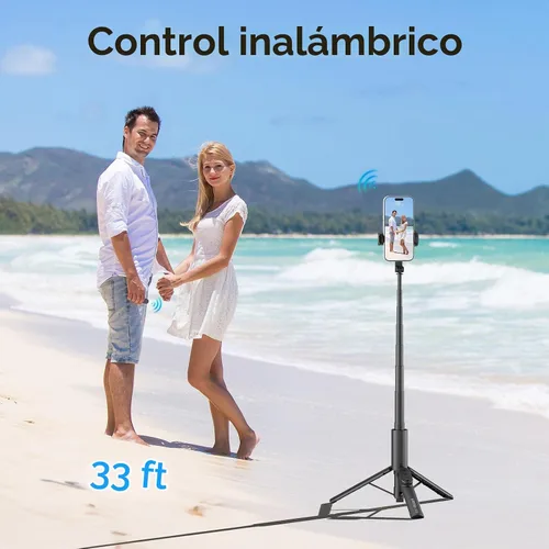 Vista 6 de ULANZI SK26 - Trípode para teléfono de 40 pulgadas con control remoto