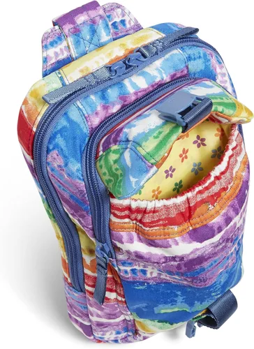 Vista 4 de Vera Bradley Cotton Utility Sling Backpack