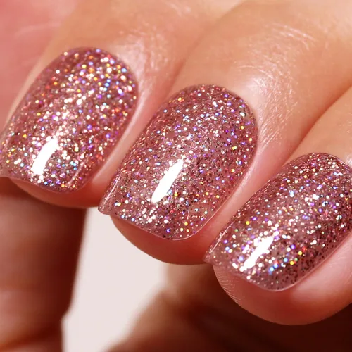 Vista 38 de Esmalte de Uñas en Gel con Purpurina, Esmalte de Uñas en Gel con Purpurina Rojo Sangre Brillante con Destellos, Esmalte de Uñas en Gel con Purpurina