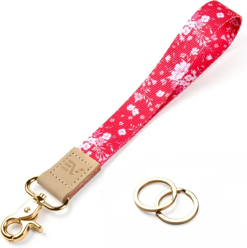 Vista 53 de EcoVision - Llaveros lindos con correa para llaves, llavero de muñeca para mujer, correa de insignia con 2 argollas para llaves