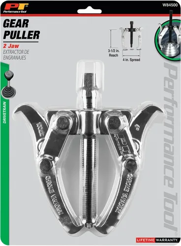Vista 6 de Performance Tool W84500 Herramienta de extracción de engranajes de 2 mandíbulas de 4 pulgadas para engranajes, polea y volante