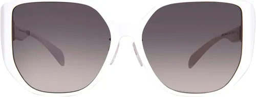 Vista 2 de Versace VE4449D 31411 - Gafas de sol para mujer, color blancogris, forma cuadrada, 2.283 in, Blanco