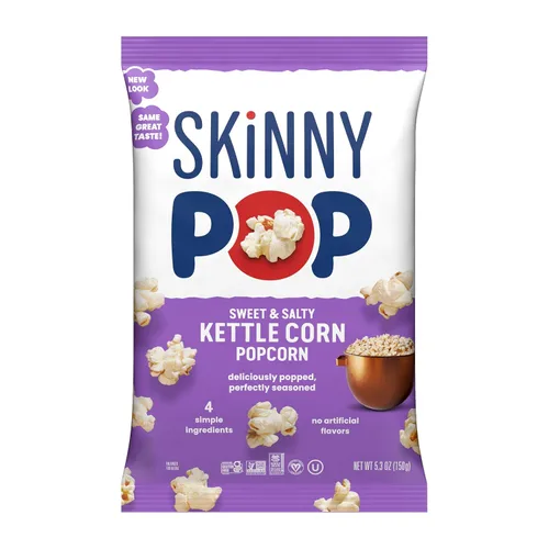 Vista 29 de SkinnyPop Palomitas de maíz, lima de aguacate, aperitivo de grano entero, aperitivo sin lácteos, bolsa de 4.4 onzas