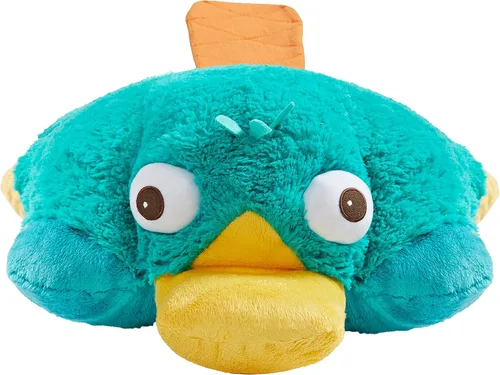 Vista 3 de My Pillow Pets Authentic Disney Perry - Almohada plegable de felpa, 18 pulgadas, tamaño grande