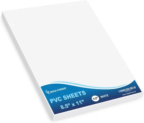 Vista 62 de Mega Format Hojas de plástico de PVC expandido – Hoja negra rígida de 5 x 7 pulgadas para manualidades, señalización y exhibiciones – Sintra Negro