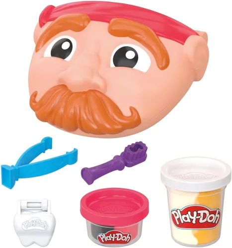 Vista 2 de Play-Doh Mini Piraat Drill 'n Fill Tandarts Speelgoed, peuterspeelbaar speelgoed vanaf 3 jaar