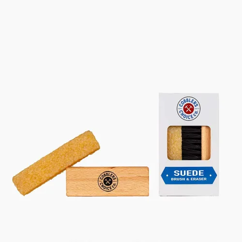 Vista 2 de Cepillo y borrador de ante - Limpiador de gamuza - Seguro en gamuza y nobuk - Limpia y restaura eficazmente la siesta - Elección de Cobbler