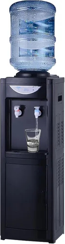 Vista 8 de Dispensador de enfriador de agua para carga superior de 3 o 5 galones, dispensador de enfriador de agua caliente/fría con bloqueo de seguridad