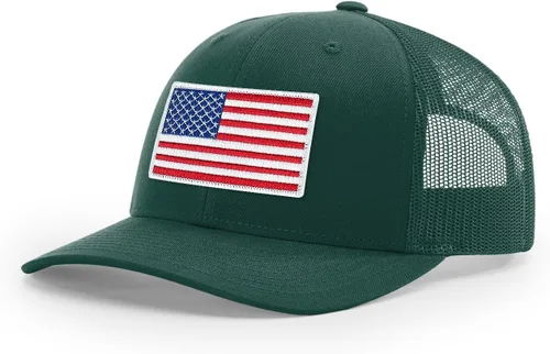 Vista 190 de Joe's USA Richardson 112 - Gorras de camionero con parche gráfico personalizado - Gorras estructuradas de cinco y seis paneles Richardson Premium