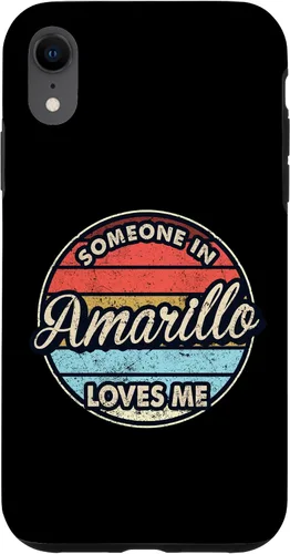 Vista 24 de iPhone 16 Someone In Amarillo Loves Me City US USA Case