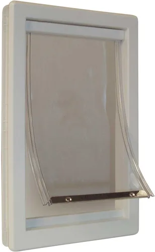 Vista 4 de Perfect Pet Puerta para Gatos con Solapa Suave y Marco Telescópico, Pequeña, Tamaño de Solapa 5" x 7