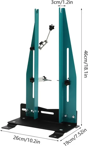 Vista 2 de Soporte de rueda para ruedas de bicicleta, herramienta profesional de mantenimiento de ruedas de bicicleta, soporte de truing de rueda de bicicleta