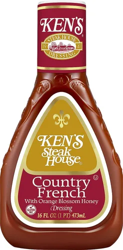 Vista 3 de Ken's Steak House Variety, 1 aderezo de miel francesa Ken's Steak House Country, 16 onzas, 1 aderezo francés cremoso Ken's Steak House 16 onzas, 1 CT