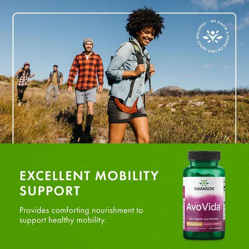 Vista 6 de Swanson AvoVida - Suplemento para la salud articular, 300 mg, 60 cápsulas