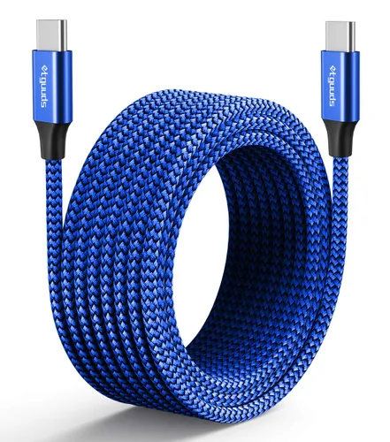 Vista 11 de etguuds - Cable largo USB C a USB C de 10 pies, 60 W, cable de carga rápida tipo C a C Para iPhone 17 16 15 Pro Max Plus Air, Samsung S26 S25 S24