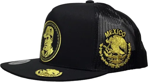 Vista 2 de Capsnmore El Chapo Guzman Logo Federal 3 Logos Hat Mesh Snapback