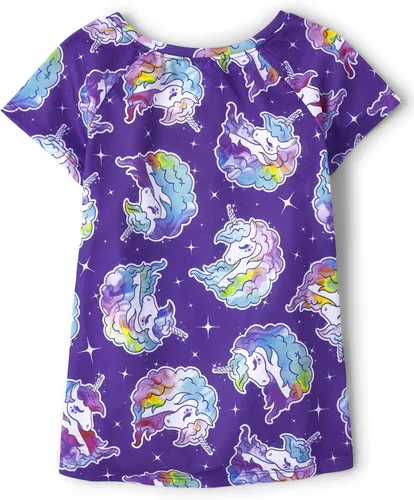 Vista 2 de The Children's Place girls Short Sleeve Pajama Set