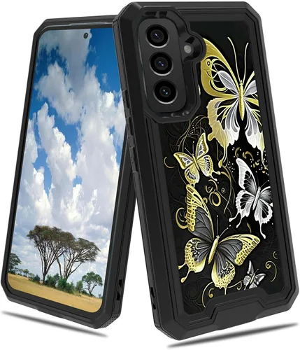 Vista 89 de Funda para Samsung S23 FE Funda Galaxy S23 FE 2 en 1 PC duro de doble capa TPU suave a prueba de golpes Funda protectora para Samsung Galaxy S23 FE