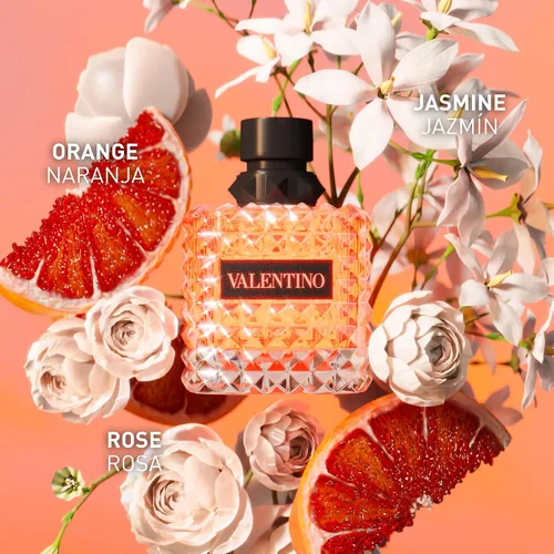Vista 2 de Valentino Donna Born In Roma Coral Fantasy - Eau de Parfum Spray para mujer, 1.0 oz
