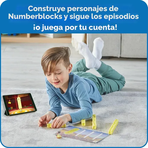 Vista 4 de hand2mind MathLink Cubos Numberblocks Juego de Actividades 21-30, 20 Actividades de Aprendizaje Preescolar, Bloques de Conteo, Cubos de Enlace