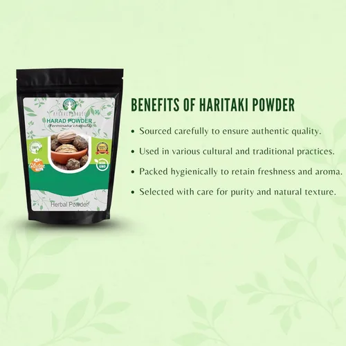 Vista 5 de AYURVEDASHREE Haritaki Powder 200 Gm I Terminalia Chebula Powder I una hierba ayurvédica para desintoxicación y rejuvenecimiento para Vata I Vata I
