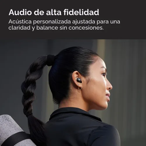 Vista 2 de Beats Solo Buds - Auriculares inalámbricos Bluetooth con cables de carga USB-C (1.5), color negro mate