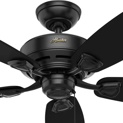 Vista 9 de Hunter Ventilador de techo, viento marino, exterior o interior, 48 pulgadas Negro