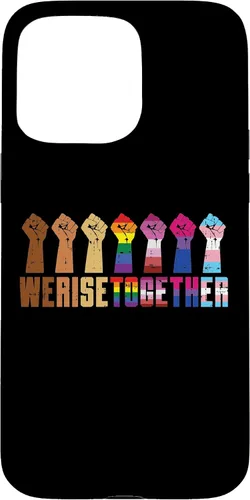 Vista 31 de We Rise Together Black LGBT Raised Fist Pride Equality Gift Case for iPhone 17