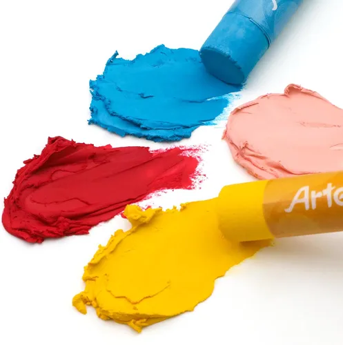 Vista 5 de Artecho Neon Oil Pastels Set of 12 Colors (8 x 60 mm)