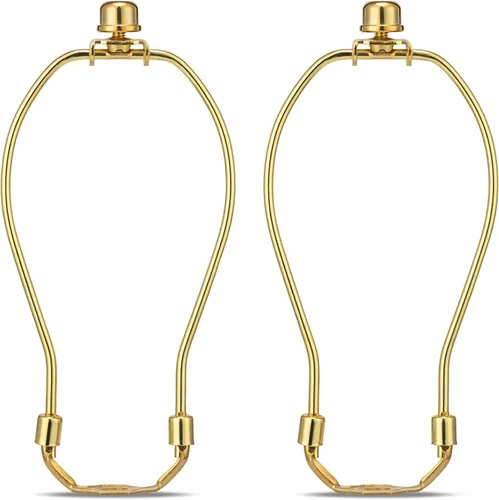 Vista 8 de Kit de soporte de arpa de lámpara de 8 pulgadas con remate y base de sillín desmontable de alta resistencia, juego de 2 accesorios de iluminación